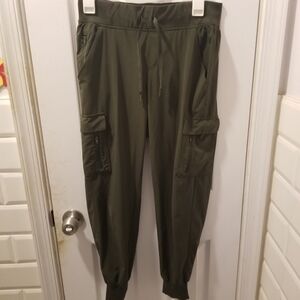 All In Motion Olive Green Cargo Jogger Pants